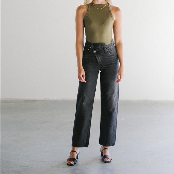 Agolde Denim - Agolde Criss Cross Jeans in Savage